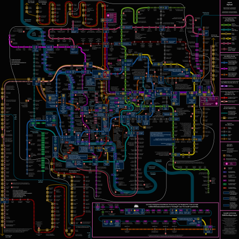 Dark theme map